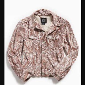 Urban Outfitters BDG Tapestry Trucker Jacket Size Small *